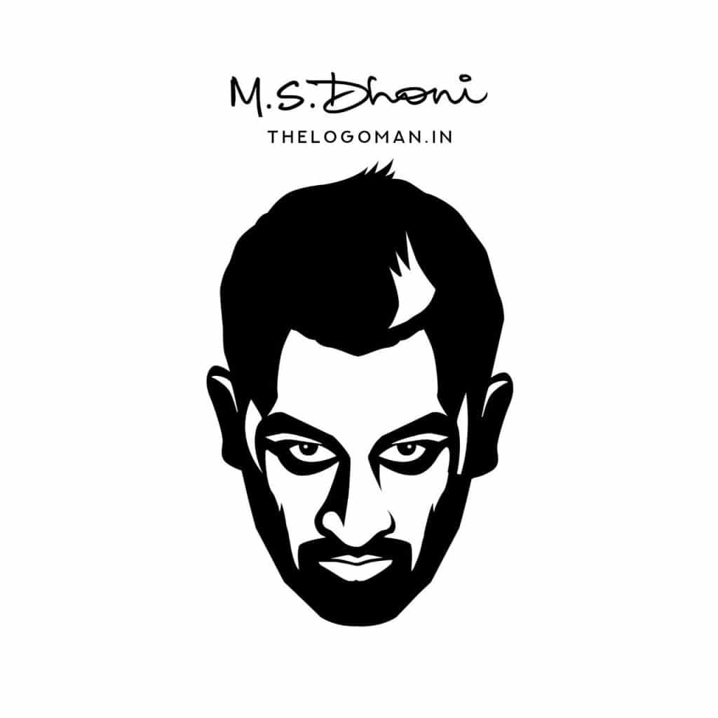 MS Dhoni 3D Car/Bike Sticker