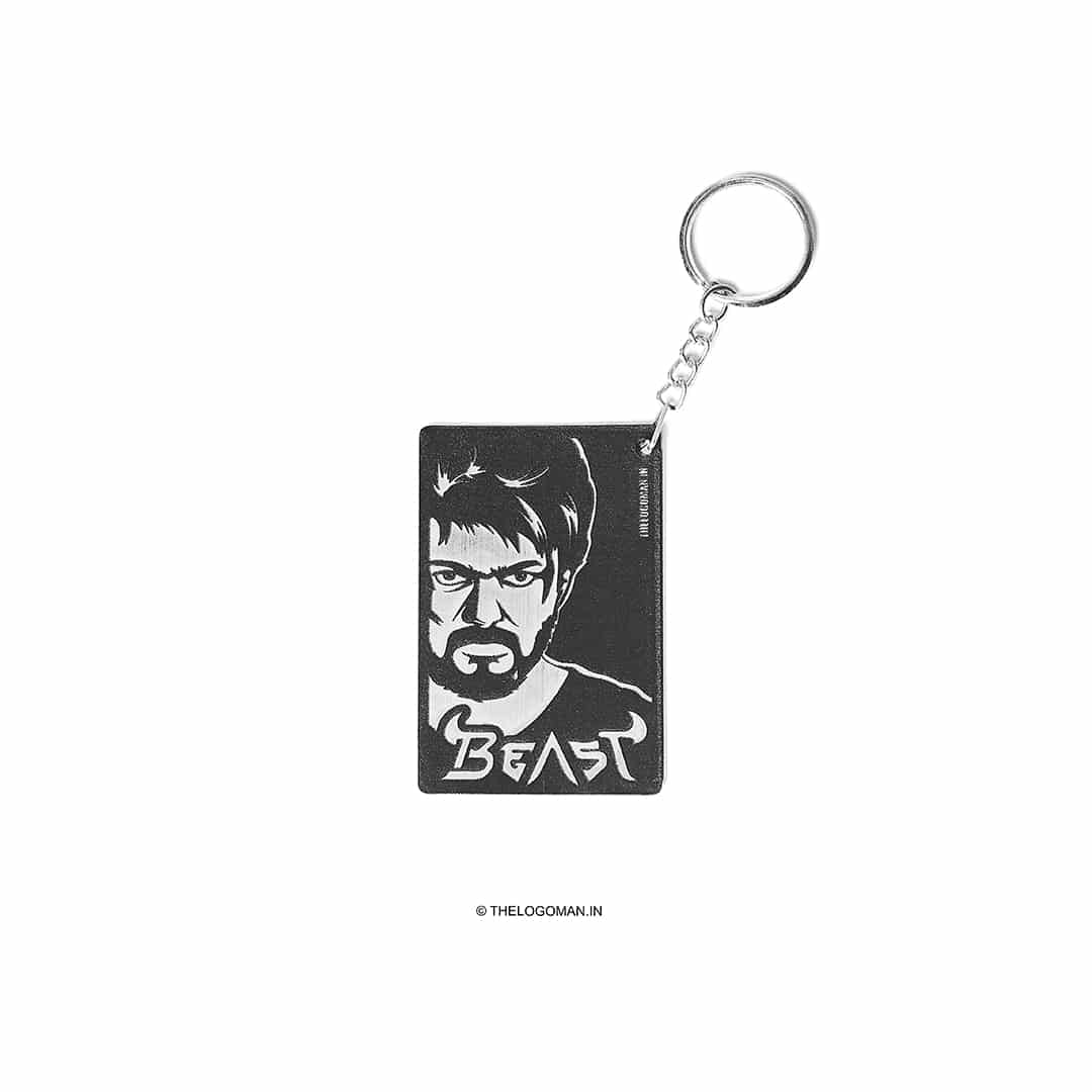 Beast Vijay 3D Keychain