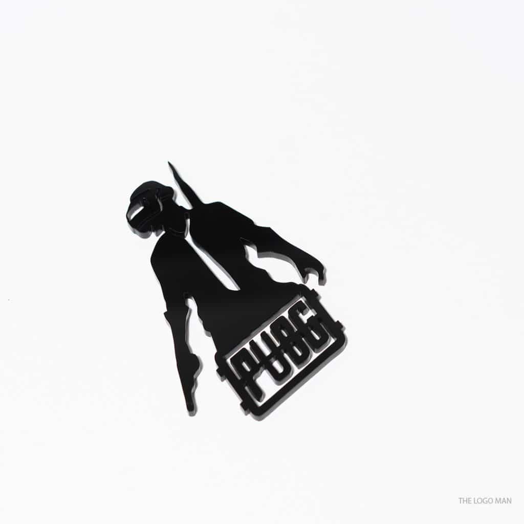 PUBG 3D Acrylic Emblem Decal Sticker for Car and Bike