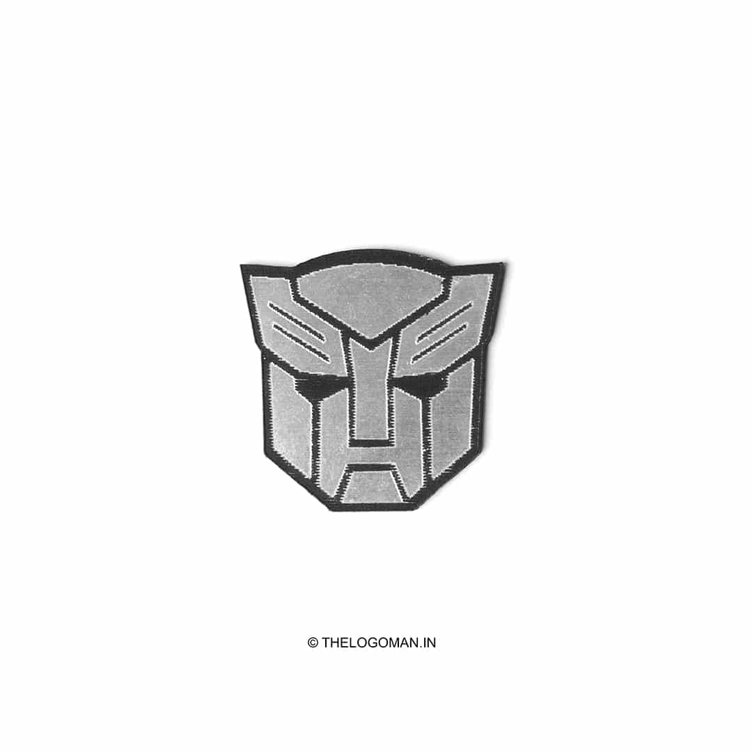 Transformer Silver 3D Emblem Decal Mobile Phone Sticker Logo