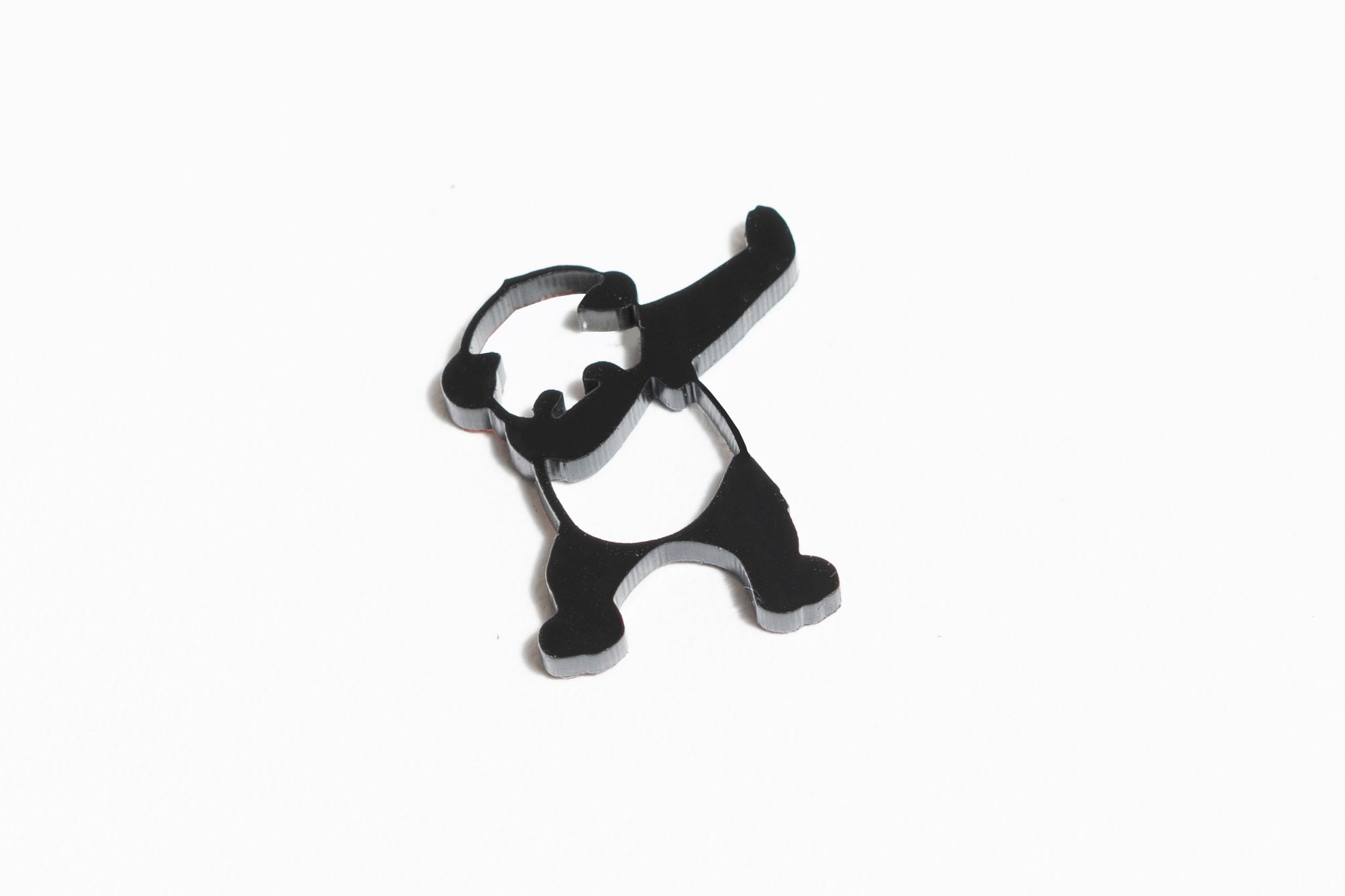 Panda 3D Acrylic Emblem Decal Sticker for Car and Bike