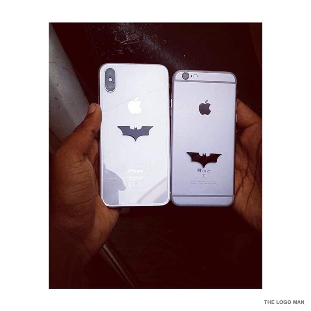 Batman 3D Mobile Phone Sticker Logo – The Logo Man