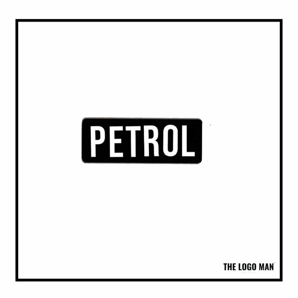Petrol Indicator Black and White – The Logo Man