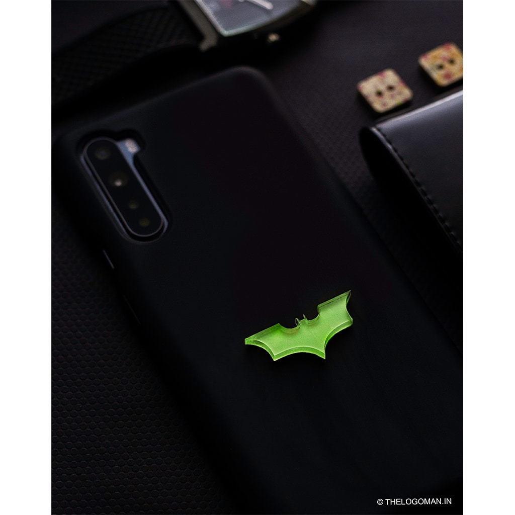 Batman Radium 3D Emblem Decal Mobile Phone Sticker Logo – The Logo Man